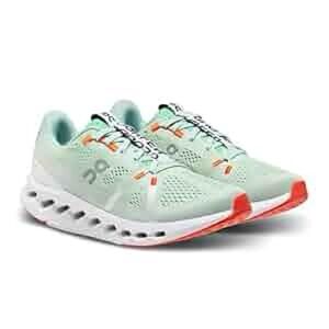 On Running Women's Cloud surfer in Mint and Coral